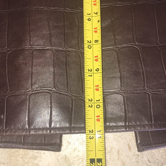 Elements by vakko Leather pressed croc, skirt - Picture 10 of 14